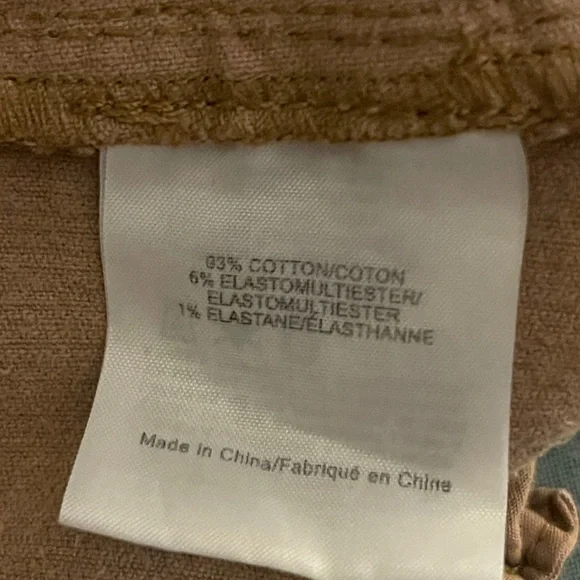 Tory Burch Lucitano Corduroy Snap Front Mini Skirt Tan Beach Wood Size 6 - Picture 5 of 6